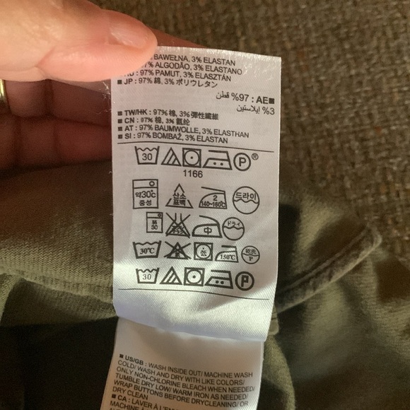 Gently Loved Military Style Coat by Banana Republic - Picture 10 of 12